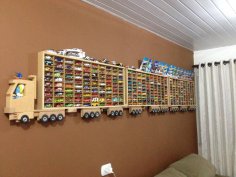 Estante de almacenamiento de coches de juguete para 300 camiones