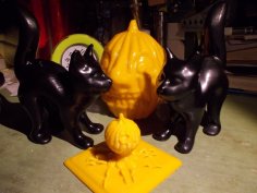 Black Cat (Halloween Arched Back Pose) 3D Printer Model