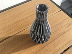 Spiral Vase – Wave Decor 3D Printer Model