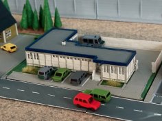 Police Station 2 (z-scale) 3D Printer Model