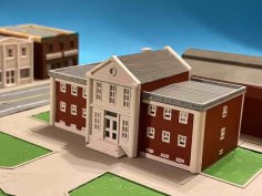 Town Hall US (z-scale) 3D Printer Model