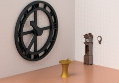 HO Scale Interior Furniture – Take Your Time 3D Printer Model