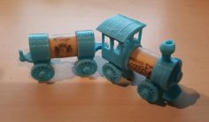 Cork Train 3D Printer Model