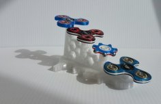 FloRotoRs Spinner Stand – Honeycomb 3D Printer Model