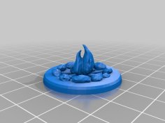 DnD Campfire 3D Printer Model