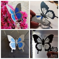 Blue Butterfly – Papillon Bleu 3D Printer Model