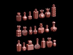 Potion Collection 3D Printer Model