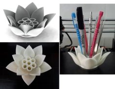 Lotus Pen Holder 3D Printer Model