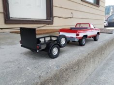 1/18 5’x8′ Utility Trailer For RC Vehicles 3D Printer Model