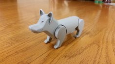 Rusty The Adventure Corgi 3D Printer Model