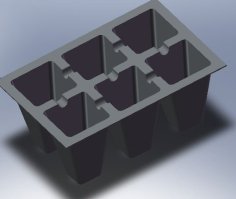 Seed Starter Tray Insert 3D Printer Model