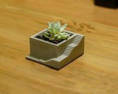 Architectural Planter For Succulents 3D Printer Model