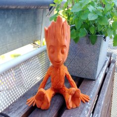 Smiling Baby Groot Planter 3D Printer Model