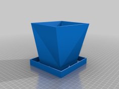 Twisted Flower Pot 3D Printer Model