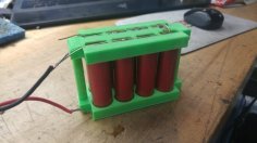 18650 Battery Holder 3D Printer Model