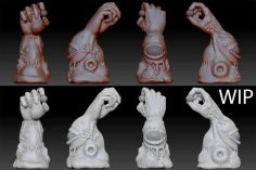 Monstrosity Hand 3D Printer Model