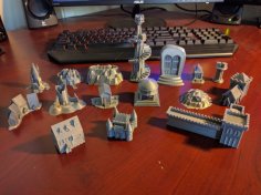 Talisman Board Game 3D Terrain Pieces 3D Printer Model