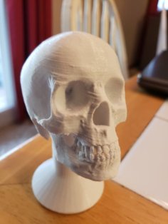 Skull Power Chair Knob 3D Printer Model