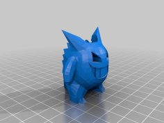 Low Poly Gengar Planter 3D Printer Model