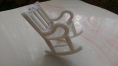 Toy Rocking Chair 3D Printer Model