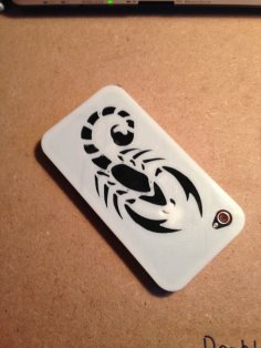 Scorpion Iphone 4 Snap Fit Case/Bumper 3D Printer Model