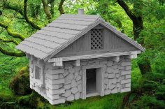 28mm Scale Medieval Tudor Style Wargaming House / Building 3D Printer Model