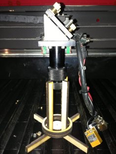 Laser Cutter Z-Axis Parametric Alignment Jig DXF File