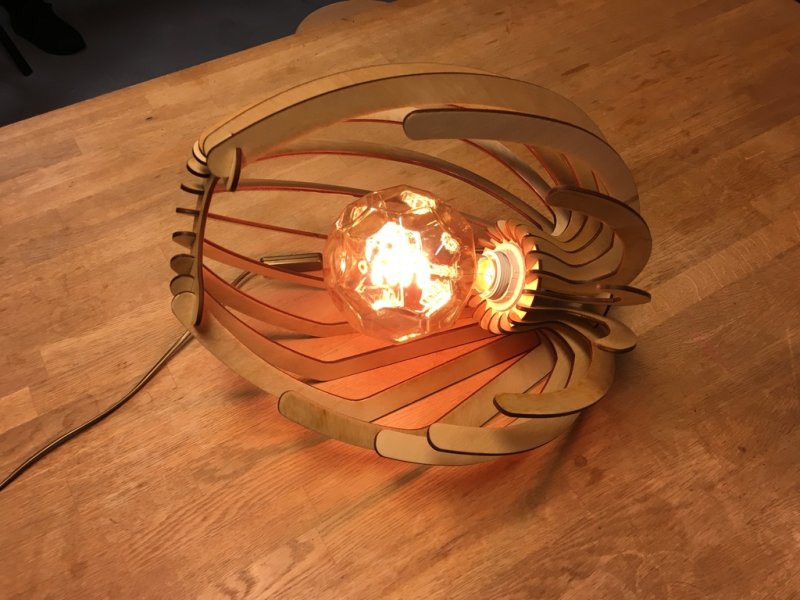 Laser Cut Interior Design Night Table Lamp