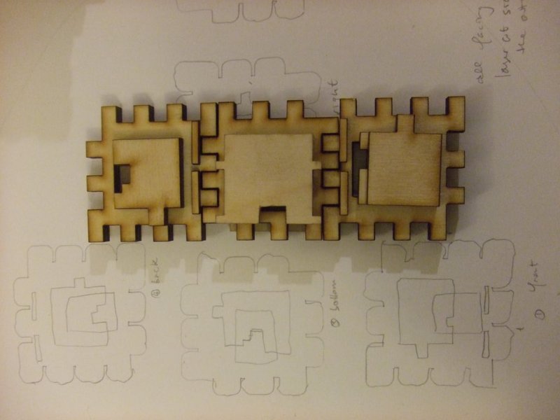 Laser Cut Puzzle Box