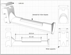 Ultimaker Reel Holder (up To 10cm Depth) 3D Printer Model