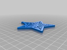 Winter Stars 3D Printer Model