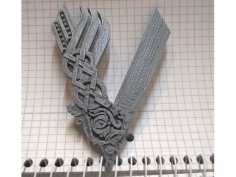 Vikings Logo 3D 3D Printer Model