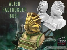 Aliens Face Hugger Bust 3D Printer Model