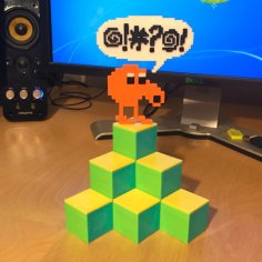 Q-Bert Desk Tidy 3D Printer Model