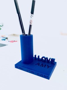 Pen Holder Mothers Day 3D Printer Model