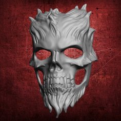 Demon Skull Mask 3D Printer Model