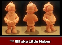 The Elf Aka Little Helper Ornament 3D Printer Model