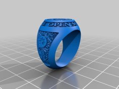 OPEN SOURCE HARDWARE RING 3D Printer Model