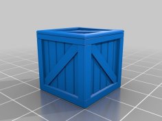 Crate Prop For DnD 3D Printer Model