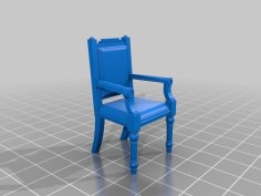 1:24 Victorian Side Chair 3D Printer Model