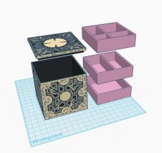 Hellraiser Jewelry Box (Lament Configuration) 3D Printer Model