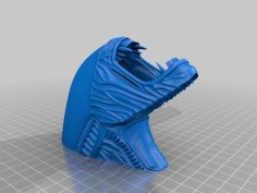 Alien Head Wall Hanger (re-working, Inspect Before Printing) 3D Printer Model