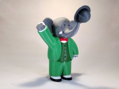 Babar The Elephant 3D Printer Model