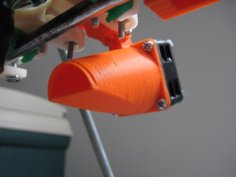 Adjustable Blower-Fan Mount (Brix Based) 3D Printer Model