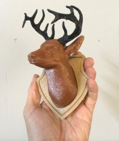 Deer Head 3 Piece Remix 3D Printer Model