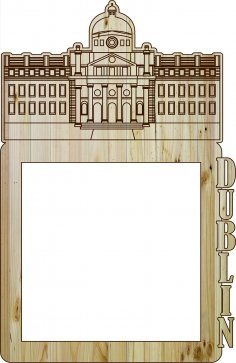 Laser Cut Photo Frame Dublin DXF File