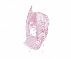 Archivo dxf del Guasón de Batman