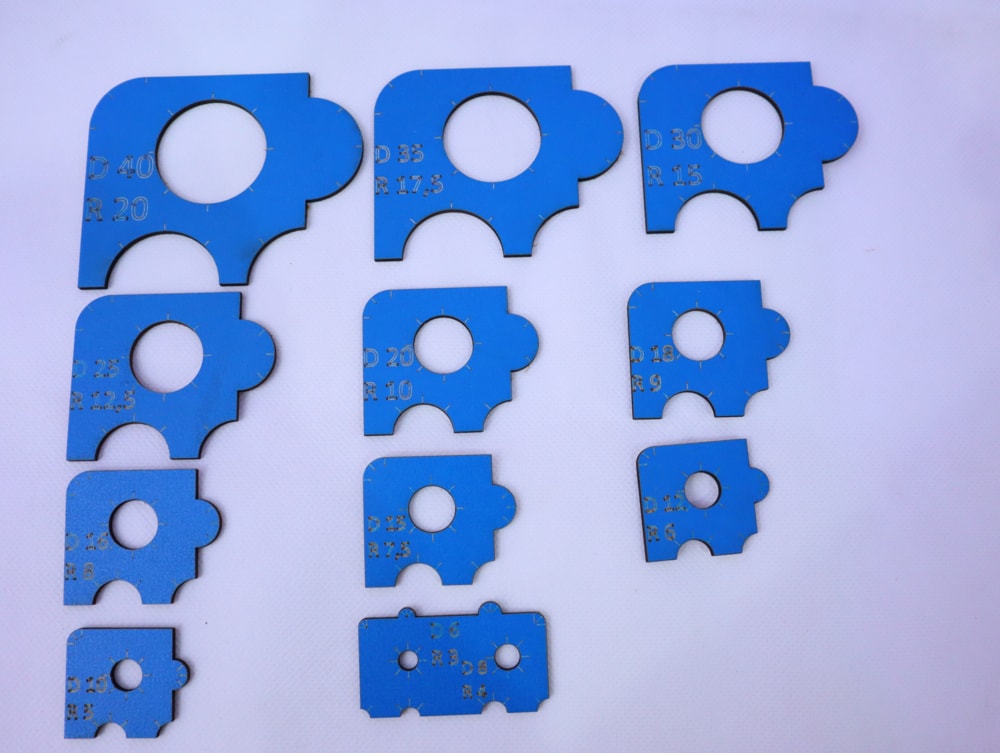 Laser Cut Circle Templates And Stencils DXF File