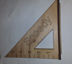 Laser Cut Speed Square DXF File