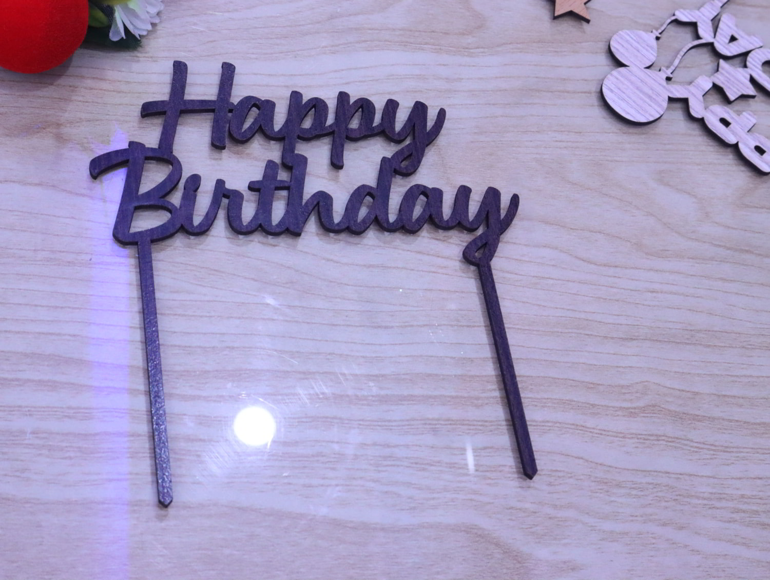 Laser Cut Cake Topper Happy Birthday Wooden SVG DXF CDR AI PDF Free ...